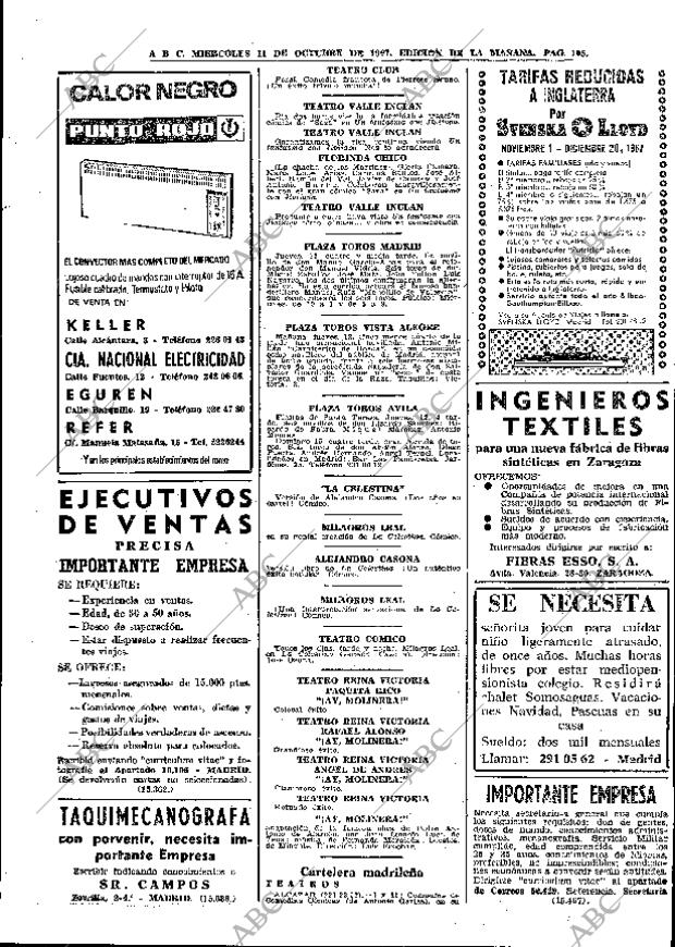 ABC MADRID 11-10-1967 página 105