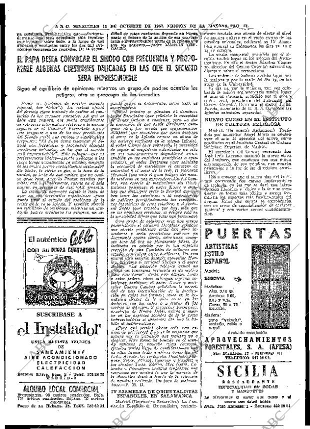 ABC MADRID 11-10-1967 página 57