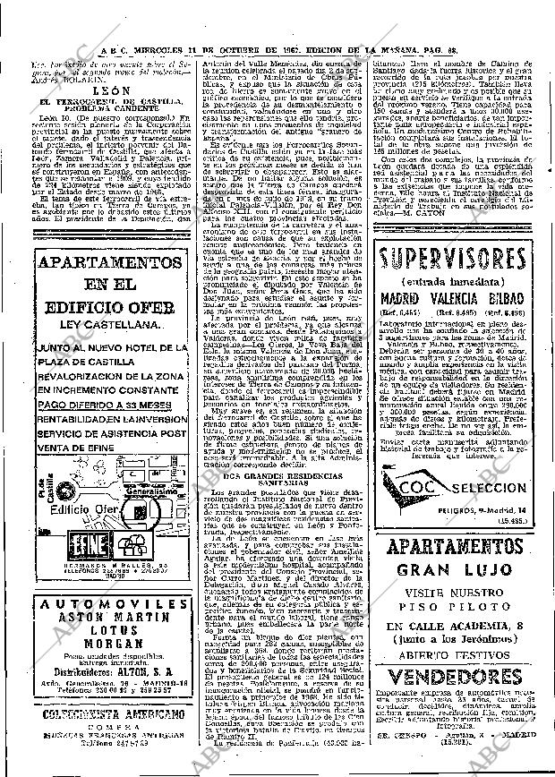 ABC MADRID 11-10-1967 página 68