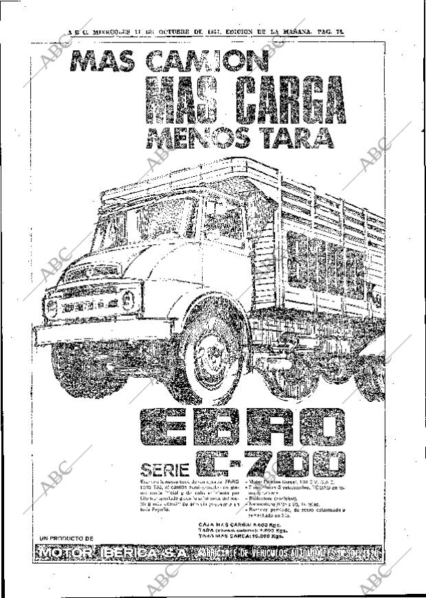 ABC MADRID 11-10-1967 página 72