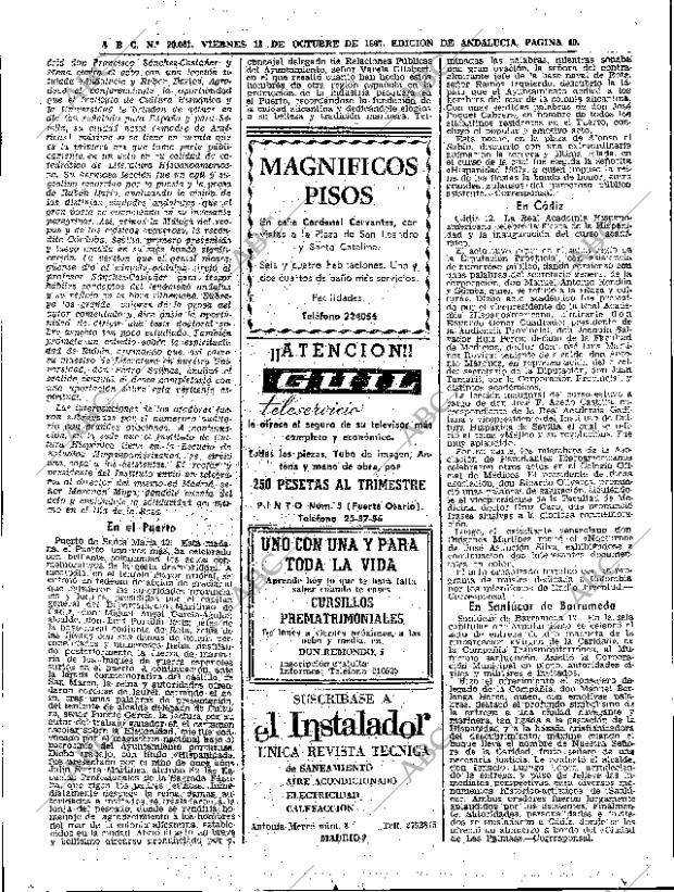 ABC SEVILLA 13-10-1967 página 40