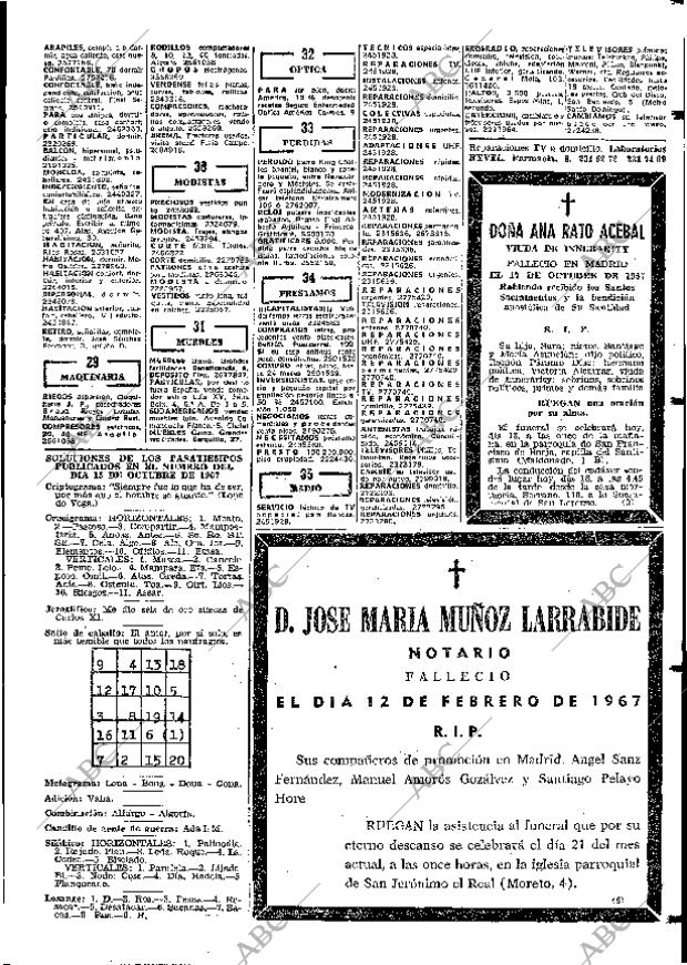 ABC MADRID 18-10-1967 página 121