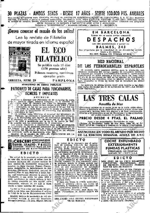 ABC MADRID 18-10-1967 página 124