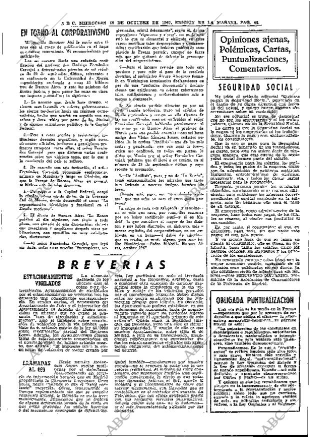 ABC MADRID 18-10-1967 página 49