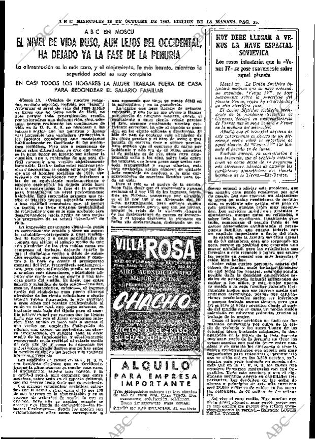 ABC MADRID 18-10-1967 página 55