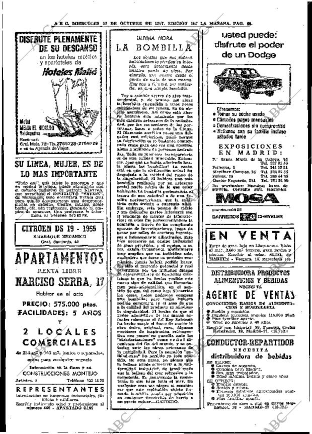 ABC MADRID 18-10-1967 página 60