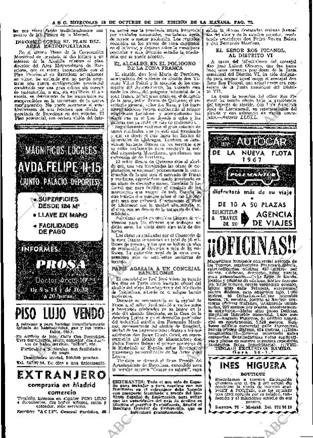 ABC MADRID 18-10-1967 página 72