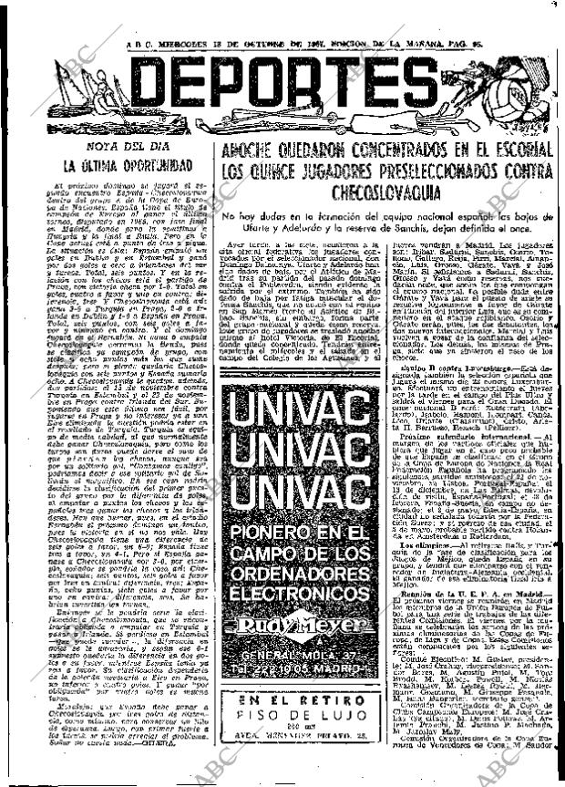 ABC MADRID 18-10-1967 página 95