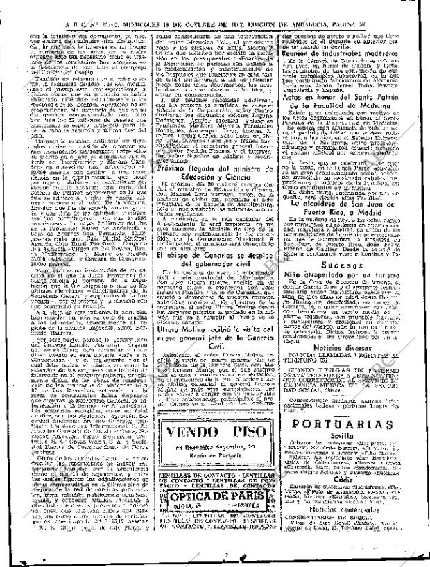 ABC SEVILLA 18-10-1967 página 56