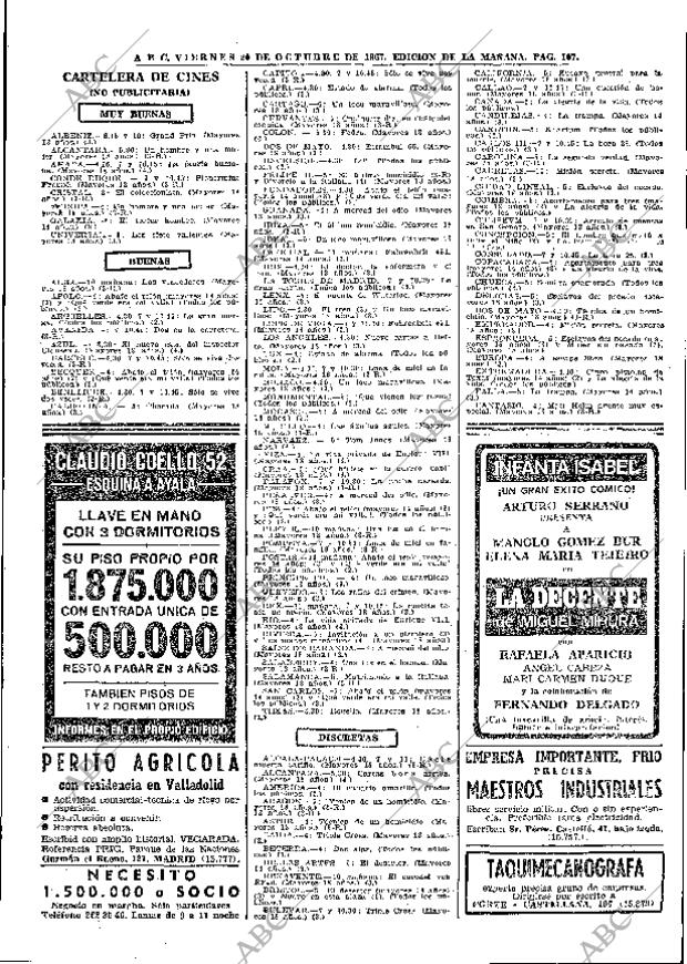 ABC MADRID 20-10-1967 página 107