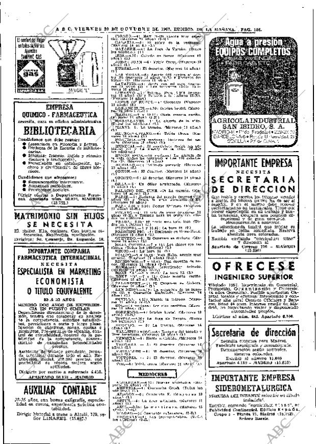 ABC MADRID 20-10-1967 página 108