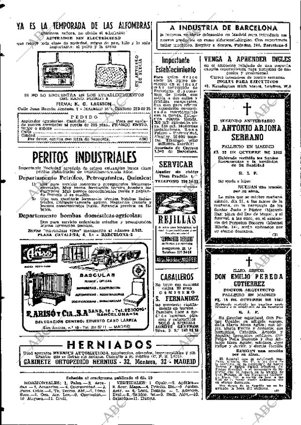 ABC MADRID 20-10-1967 página 124