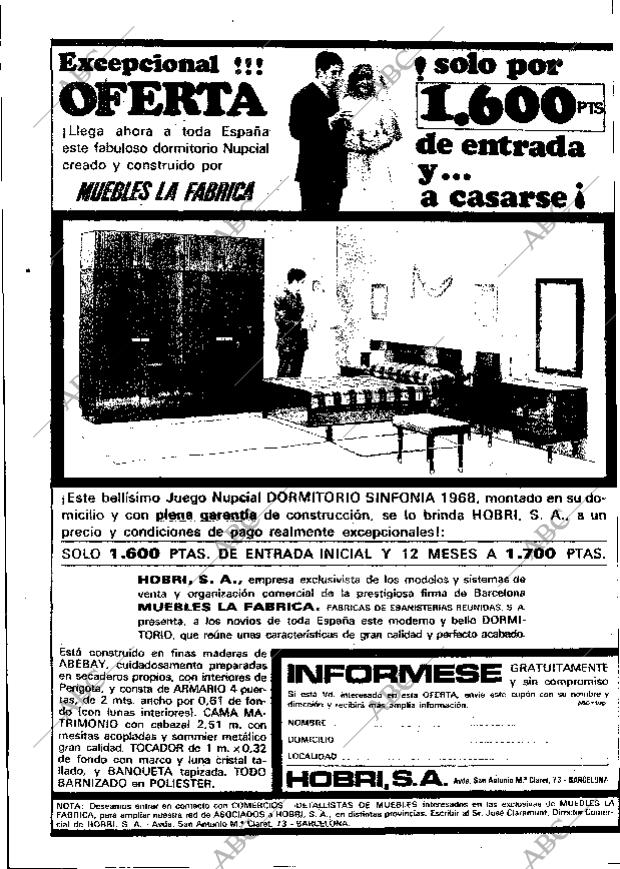 ABC MADRID 20-10-1967 página 42