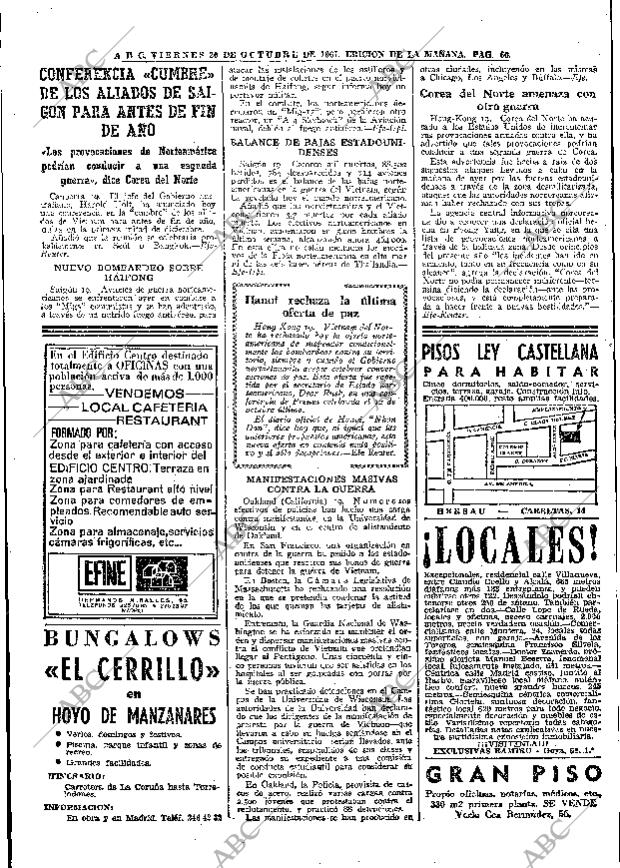 ABC MADRID 20-10-1967 página 60