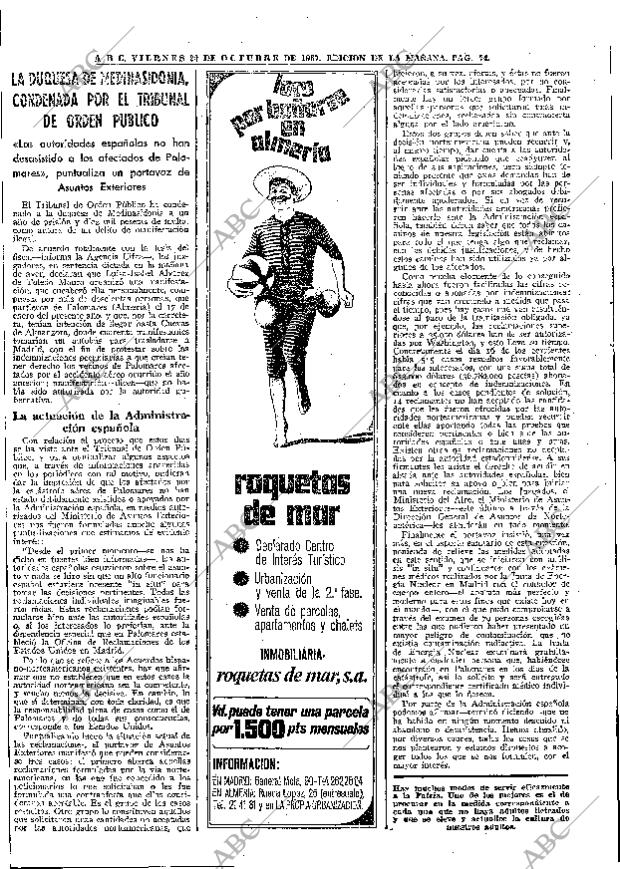 ABC MADRID 20-10-1967 página 74