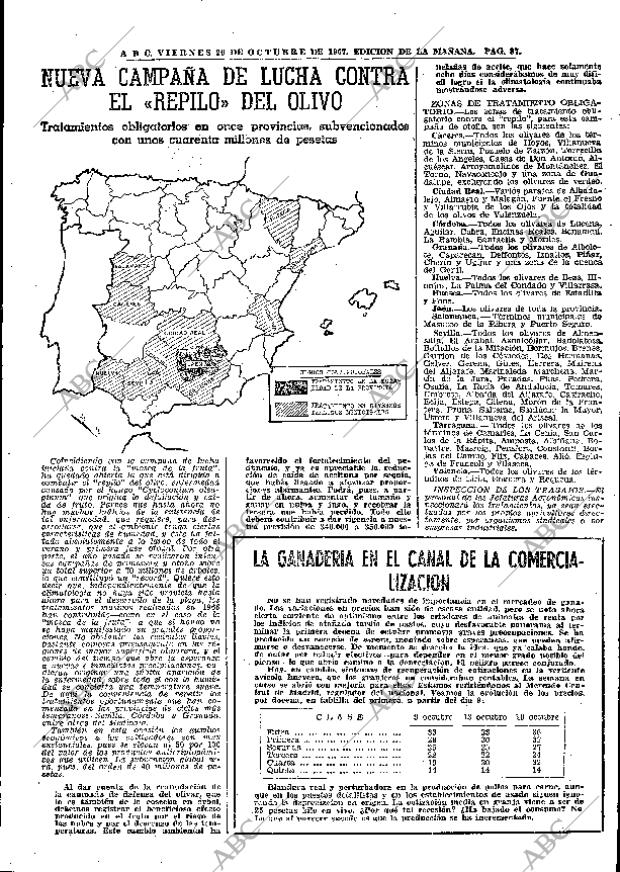 ABC MADRID 20-10-1967 página 87