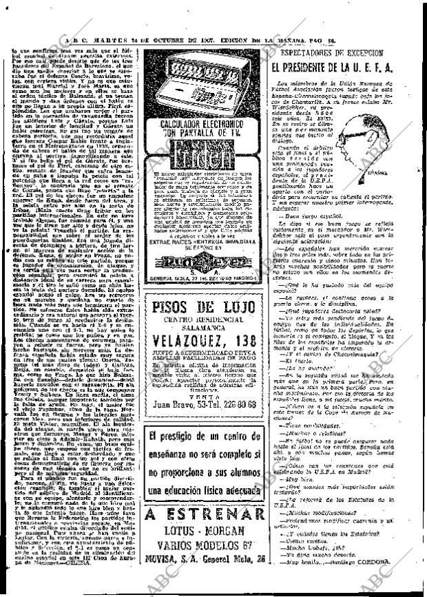 ABC MADRID 24-10-1967 página 86