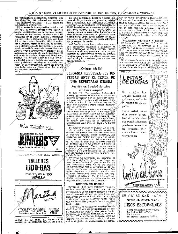 ABC SEVILLA 27-10-1967 página 74