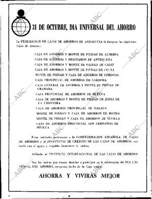 ABC SEVILLA 31-10-1967 página 20