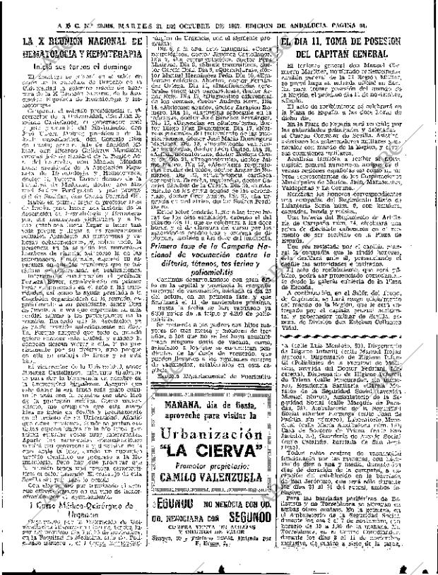 ABC SEVILLA 31-10-1967 página 51