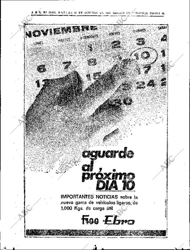 ABC SEVILLA 31-10-1967 página 60