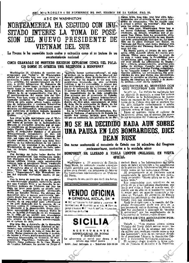 ABC MADRID 01-11-1967 página 25