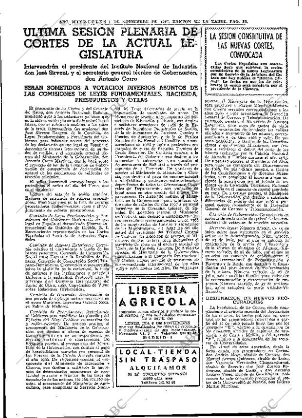 ABC MADRID 01-11-1967 página 32