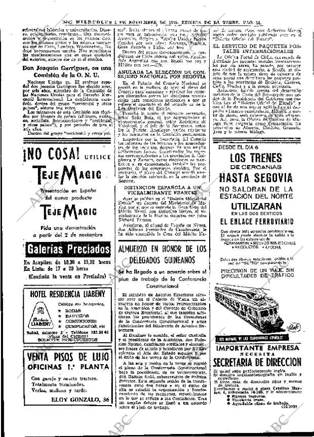 ABC MADRID 01-11-1967 página 34