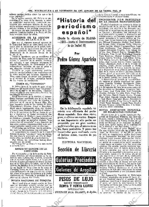 ABC MADRID 01-11-1967 página 42