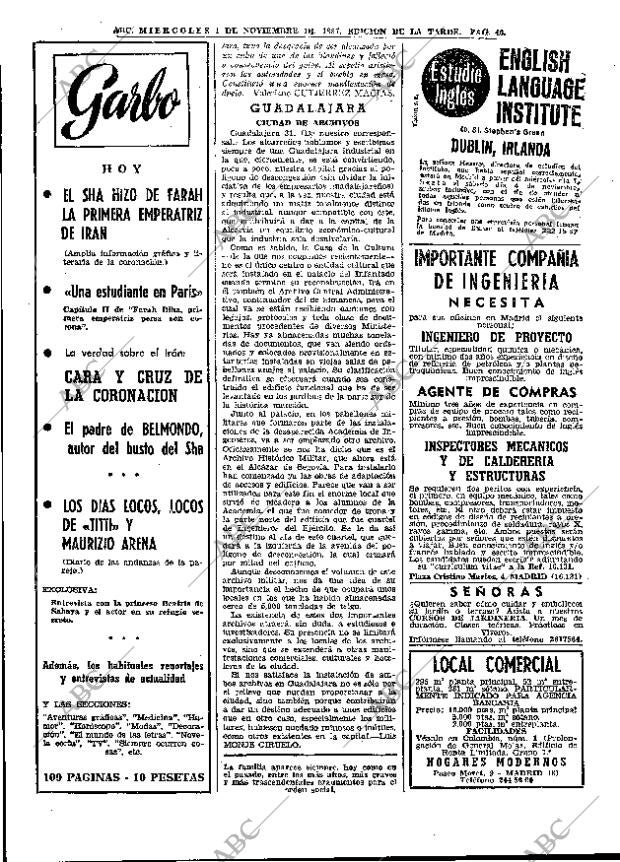 ABC MADRID 01-11-1967 página 46