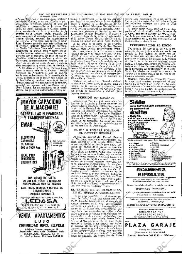 ABC MADRID 01-11-1967 página 48