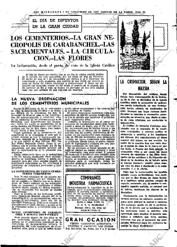 ABC MADRID 01-11-1967 página 55
