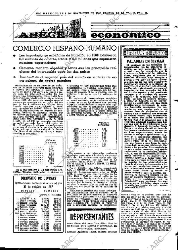 ABC MADRID 01-11-1967 página 61