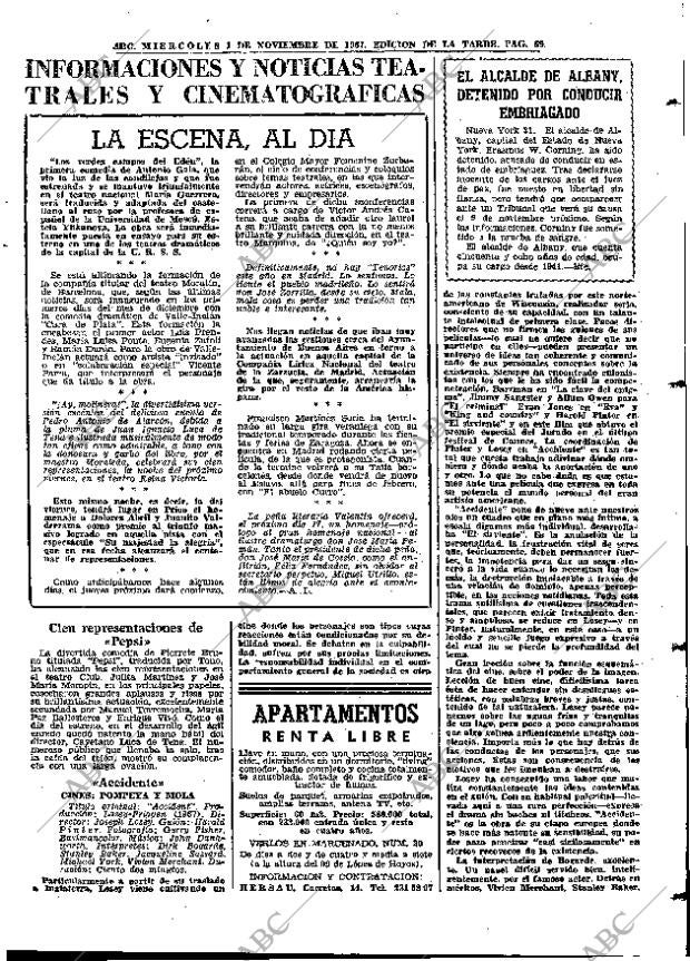 ABC MADRID 01-11-1967 página 69