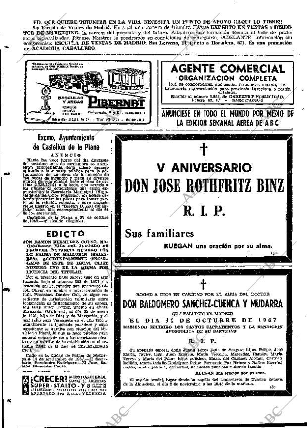 ABC MADRID 01-11-1967 página 84