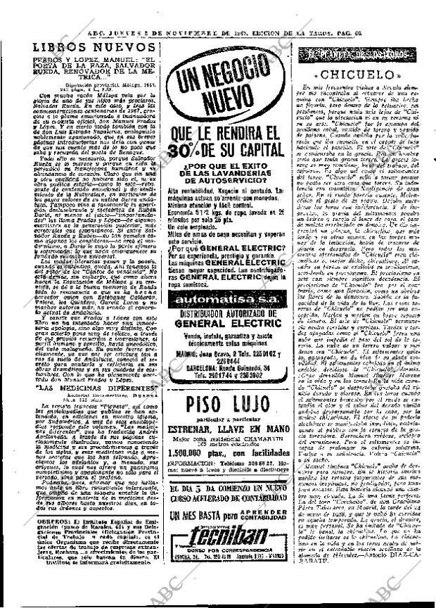 ABC MADRID 02-11-1967 página 66