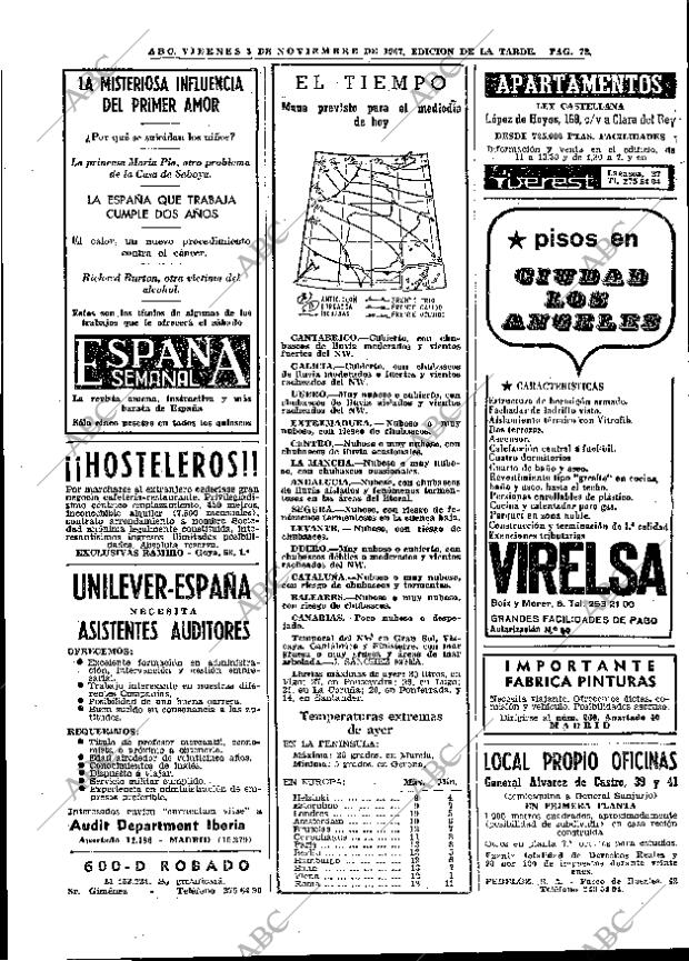 ABC MADRID 03-11-1967 página 72