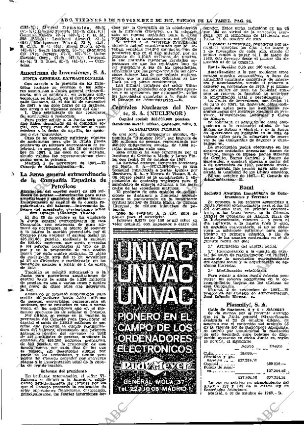 ABC MADRID 03-11-1967 página 96