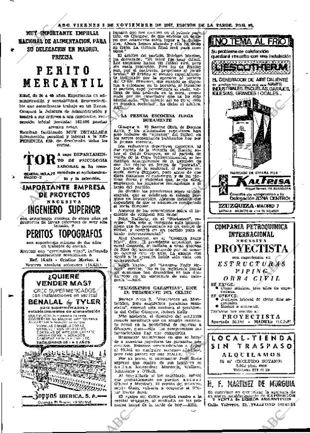 ABC MADRID 03-11-1967 página 98