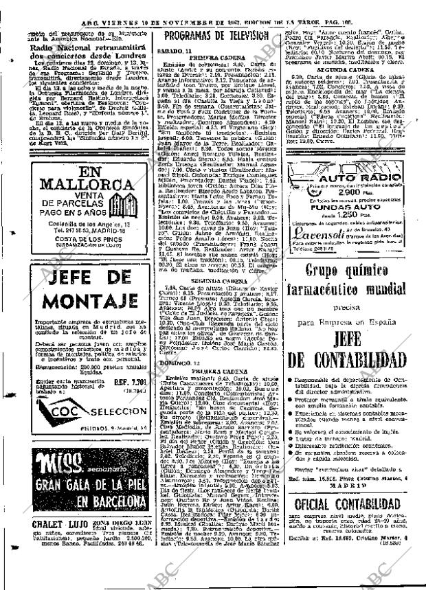 ABC MADRID 10-11-1967 página 100