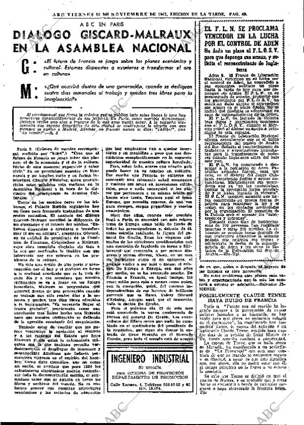 ABC MADRID 10-11-1967 página 49