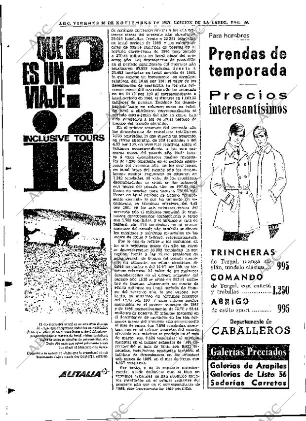 ABC MADRID 10-11-1967 página 86