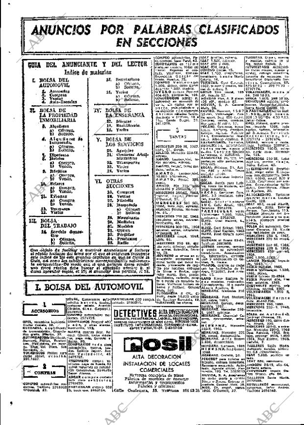 ABC MADRID 11-11-1967 página 110