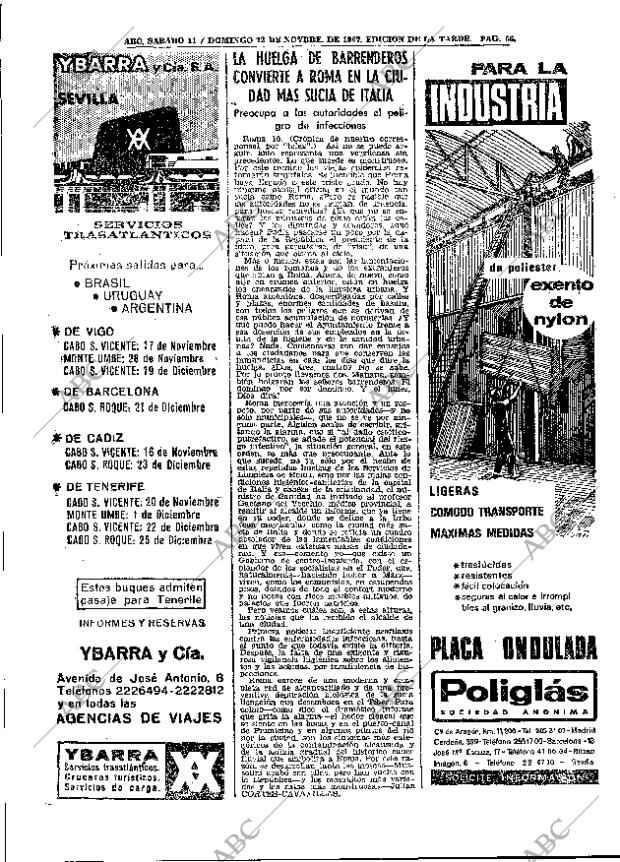 ABC MADRID 11-11-1967 página 66