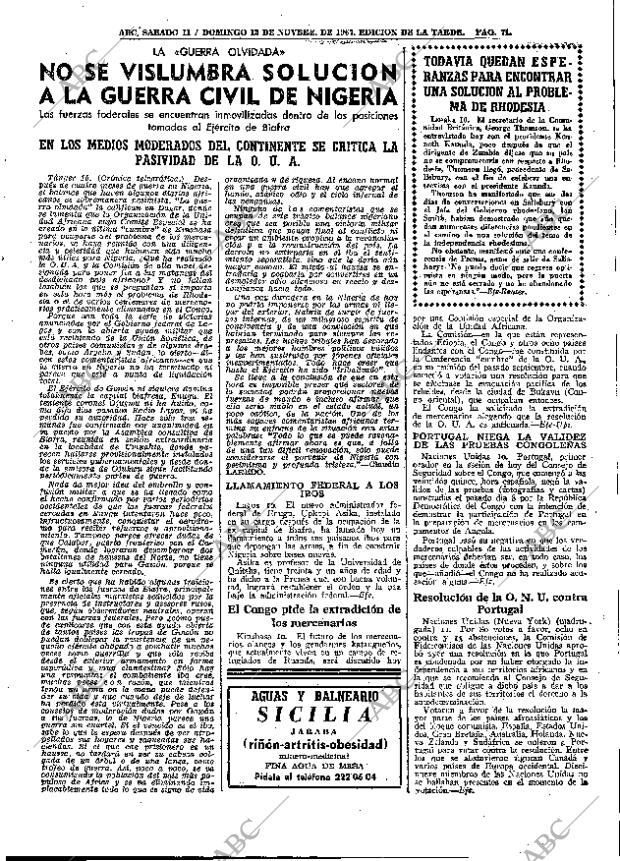 ABC MADRID 11-11-1967 página 71