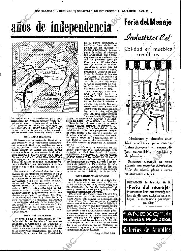ABC MADRID 11-11-1967 página 73