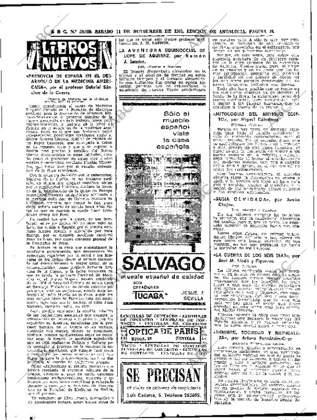 ABC SEVILLA 11-11-1967 página 48