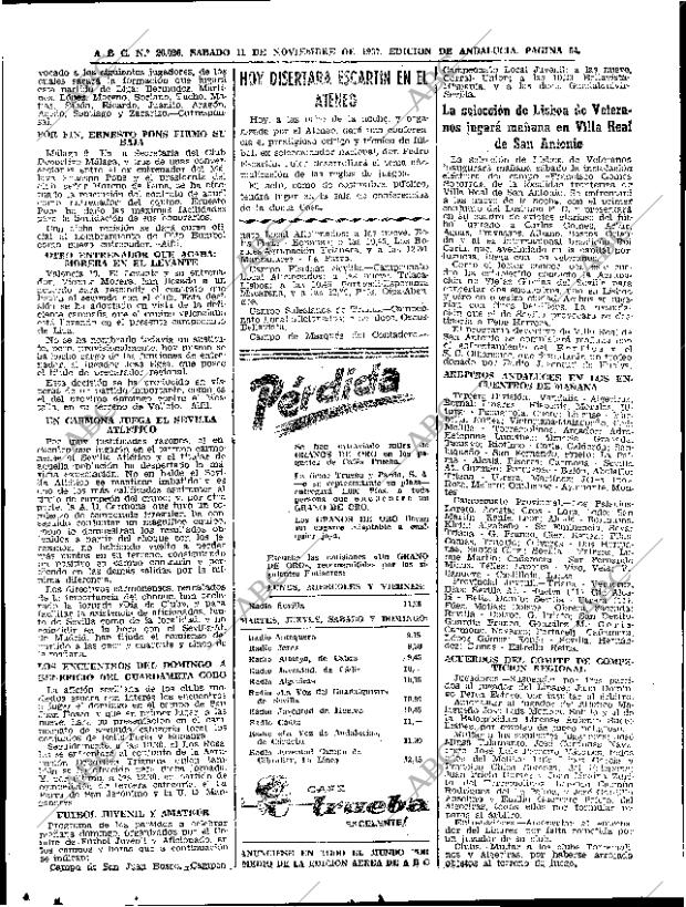 ABC SEVILLA 11-11-1967 página 64