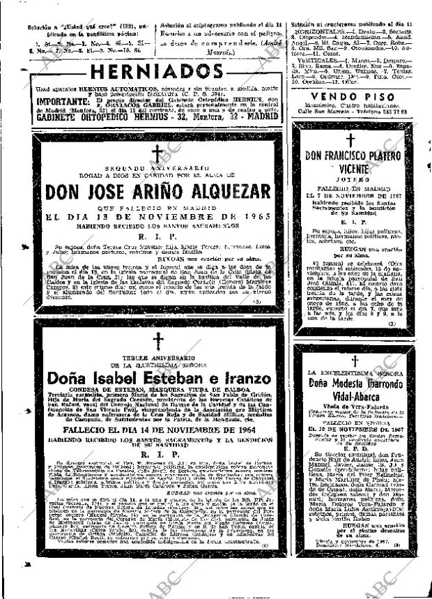 ABC MADRID 13-11-1967 página 130