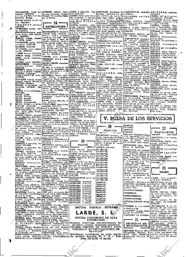 ABC MADRID 14-11-1967 página 100